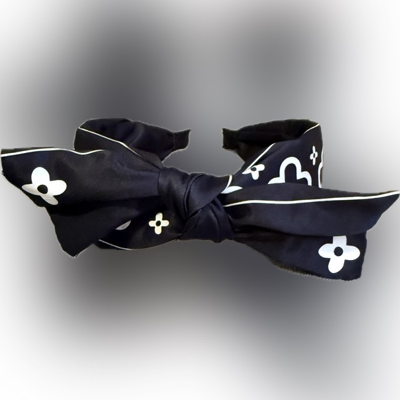 🖤🤍🖤Chic Black and White Patterned Headband/NWOT🖤🤍🖤 - Picture 2 of 5